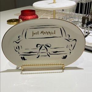 Kate Spade Just Married Tray Plate Lenox